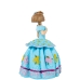 Figură Decorativă Alexandra House Living Menina Celeste Acrilic Plastic Melamina 11 x 11 x 15 cm