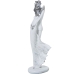 Figura Decorativa Alexandra House Living Branco Prateado Acrílico Plástico Melamina 9 x 8 x 30 cm