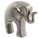 Figura Decorativa Alexandra House Living Cerâmica Elefante