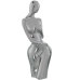 Statua Decorativa Alexandra House Living Argentato Ceramica Donna