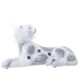 Figură Decorativă Alexandra House Living Alb Acrilic Plastic Melamina Leopard 23 x 9 x 12 cm