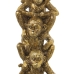 Decorative Figure Alexandra House Living Golden Acrylic Plastic Melamin Monkey 9 x 6 x 29 cm