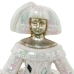 Dekorativ figur Alexandra House Living Menina Hvid Akryl Plastik Melamin 15 x 11 x 18 cm