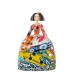 Dekorativ Figur Alexandra House Living Menina Flerfarget Akryl Plast Melamin 12 x 8 x 17 cm