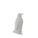 Figură Decorativă Alexandra House Living Alb Ceramică Pinguin