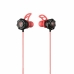 Auriculares com microfone Tempest Battle Preto Vermelho