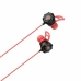 Auricolari con Microfono Tempest Battle Nero Rosso