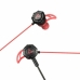 Headphones with Microphone Tempest Battle Black Red