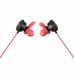 Headphones with Microphone Tempest Battle Black Red