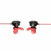 Headphones with Microphone Tempest Battle Black Red