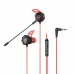 Auricolari con Microfono Tempest Battle Nero Rosso