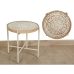 Table d'appoint Romimex Naturel Métal Bois MDF 44 x 42 x 44 cm