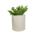 Planter Romimex Hvit/Grå 30 x 35 x 30 cm