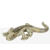 Decorative Figure Romimex Golden Resin Lizard 34 x 6 x 15 cm