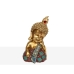 Figura Decorativa Romimex Dourado Resina Buda 11 x 20 x 10 cm