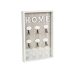 Key rack Romimex White Natural MDF Wood 20 x 30 x 3 cm