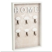 Key rack Romimex White Natural MDF Wood 20 x 30 x 3 cm