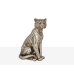 Figura Decorativa Romimex Prateado Resina Tigre 15 x 21 x 9 cm