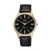 Herrenuhr Q&Q C214J102Y Schwarz Gold (Ø 40 mm)