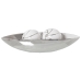 Centerpiece Alexandra House Living White Silver 40 x 13 x 8 cm