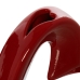 Decoratieve figuren Alexandra House Living Heart Rood Keramisch 2 Stuks (2 Onderdelen)