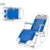 Chaise longue inclinable Colorbaby Bleu 153 x 47 x 33 cm