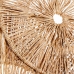 Wall Decoration Alexandra House Living Rattan Natural Fibre Circles 115 x 45 x 0,5 cm