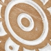 Décoration murale Alexandra House Living Blanc Naturel Métal Cercles 130 x 64 x 4,5 cm