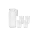 Set med kanna och glas Excellent Houseware ye9000500 200 ml 1,1 L (5 Delar)