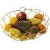 Fruit Bowl Alexandra House Living Golden Metal 29 x 22 x 12/24,5 cm