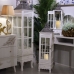 Lanterns Alexandra House Living White Wood Crystal Fir wood (3 Pieces)