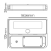 Led-applicatie EDM 31821 Polycarbonaat ABS 12 W 1600 lm Zon (6500 K)