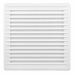 Grille de ventilation EDM 87724 Blanc 17 x 17 x 1,15 cm Moustiquaire