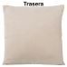 Cojín Alexandra House Living Crema Textil 43 x 43 cm