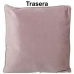 Coussin Alexandra House Living Rose Textile 43 x 43 cm