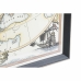 Painting DKD Home Decor Black Beige Crystal polystyrene World Map Neoclassical 83,5 x 3 x 63,5 cm