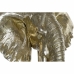 Dekorativ Figur DKD Home Decor Svart Gyllen Elefant Orientalsk 60 x 36 x 73 cm