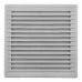 Grille de ventilation EDM 87725 Gris 17 x 17 x 1,15 cm Moustiquaire