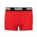 Costume da Bagno Boxer per Bambini Puma Swim Logo Rosso