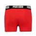 Bañador Boxer Para Niños Puma Swim Logo Rojo