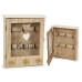 Armoire à clés Romimex Naturel Bois MDF 21 x 26 x 6 cm