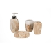 Conjunto de Banho Romimex Hvid Beige Keramik 12 x 34 x 12 cm 4 Dele