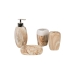 Conjunto de Banho Romimex Hvid Beige Keramik 12 x 34 x 12 cm 4 Dele