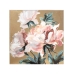 Cadre Huile Romimex Toile Fleurs 100 x 100 x 4 cm