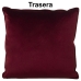 Cushion Alexandra House Living Pink Velvet Textile 45 x 45 cm