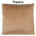 Cushion Alexandra House Living Golden Velvet Textile 45 x 45 cm