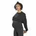 Tricou cu Mânecă Lungă de Damă Reebok Studio Maternity Restorative Negru