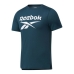 Camiseta de Manga Corta Hombre Reebok Workout Ready Supremium Cian