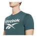 Camiseta de Manga Corta Hombre Reebok Workout Ready Supremium Cian