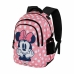 Mochila Escolar Minnie Mouse Karactermania Cor de Rosa 34 x 21 x 46 cm